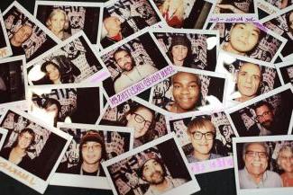 Polaroid photographs of people